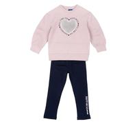 Chicco, Conjunto Niña con Sudadera y Leggings Fabricado en Tejido de Felpa Suave y Cálido, Ropa para Bebé, Designed in Italy