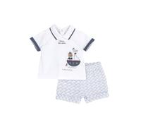 Chicco, Conjunto Niña y Niño con Camiseta y Pantalones Cortos, Ideal para Fiestas y Eventos, Designed in Italy