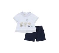Chicco, Conjunto Niña y Niño con Camiseta y Pantalones Cortos, Ideal para Fiestas y Eventos, Designed in Italy