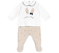 Chicco, Conjunto para Bebé con Camiseta y Pantalón Fabricado en Suave Chenilla, Ropa para Niña 0-24 Meses, Designed in Italy