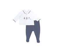 Chicco, Conjunto Recién Nacido con Camiseta y Polainas de Algodón Suave, Ideal para Primavera y Otoño, Idea Regalo Nacimiento, Designed in Italy, Ropa Bebé 0-24 Meses