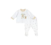 Chicco, Conjunto Recién Nacido con Camiseta y Polainas de Algodón Suave, Ideal para Primavera y Otoño, Idea Regalo Nacimiento, Designed in Italy, Ropa Bebé 0-24 Meses
