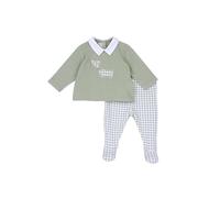 Chicco, Conjunto Recién Nacido con Camiseta y Polainas de Algodón Suave, Ideal para Primavera y Otoño, Idea Regalo Nacimiento, Designed in Italy, Ropa Bebé 0-24 Meses