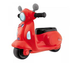 Chicco Correpasillos Vespa Con Forma De Moto Scooter Y Volante Electrónico Color Rojo