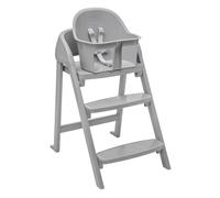 Chicco Crescendo Lite, Trona Evolutiva Bebé con 3 Configuraciones: Trona Bebés, Silla Elevadora para Niños y Taburete para adultos, De 6 meses hasta 110 kg, Cierre compacto Plegable, Gris