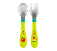 CHICCO Cubiertos Infantiles 18 Meses+ // Precio, Comprar n/a 1 Cuchara + 1 Tenedor