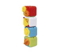 Chicco Cubos Multiactividad 2 en 1, Juego Educativo y Evolutivo, Actividades Manuales, Estimula Motricidad Fina y Habilidades Cognitivas, Juguete Niños 10-36 Meses