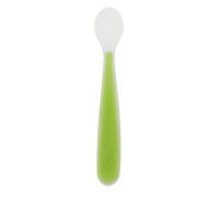 Chicco - Cuchara flexible de silicona, a partir de 6 meses, color verde