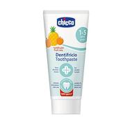 Chicco Dentifricio Bambini Tuttifrutti, Bassa Abrasività, con Betaina e Vitamina E, Contrasta la Formazione Delle Carie e Rimuove la Placca, 12+ MESI - 50 ml