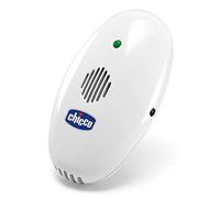 Chicco Dispositivo Antimosquitos, Repelente de Mosquitos Bebé, Portátil, Ultrasónico, Silencioso, Alcance Efectivo 3m, Sin Productos Químicos, con Clip, Batería Incluida, Blanco
