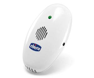 Chicco Dispositivo Antimosquitos, Repelente de Mosquitos Bebé, Portátil, Ultrasónico, Silencioso, Alcance Efectivo 3m, Sin Productos Químicos, con Clip, Batería Incluida, Blanco