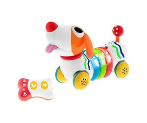 Chicco Dogremi, juguete interactivo para perros a control remoto que ladra y camina con luces y sonidos, mando de 2 vías, para niños de 18 meses a 4 años.