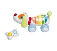 Chicco DogReMi Perro Electrónico Control Remoto, Perrito Interactivo que Ladra y Camina con Mini Centro de Actividades, Luces y Sonidos, Mando de 2 Direcciones - Juguetes para Niños 18 Meses - 4 Años