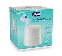Chicco Easy Breath Family, aerosol de pistón para bebés, niños y adultos, aerosol portátil, ultracompacto, con dos mascarillas suaves y ergonómicas, con boquilla y horquilla nasal, 0 meses+
