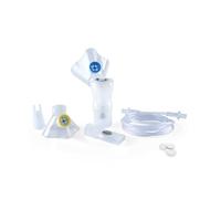 Chicco Easy Breath Kit Para Aerosol, Kit Compuesto por una Mascarilla Pediátrica y una Para Adultos, Ampolla Breath Enhanced, un Tubo de aire, Boquilla, Pinza Nasal, Filtros de Recambio, 0m+