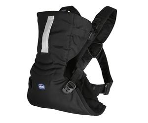 Chicco EasyFit Portabebés Ergonómico de 0 Meses a 9 kg, Mochila Fácil de Usar para Llevar el Bebé Mirando hacia los Padres, con Sujeción para Cabeza y Cuello, Negro