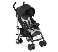 Chicco Echo Silla de Paseo Ligera y Plegable desde 0 Meses hasta 22 Kg, Carrito Bebé Compacto y Reclinable con Apoyabrazos, Posición para Dormir, Cierre Paraguas y Parasol Ajustable - Gris (Scarlet)