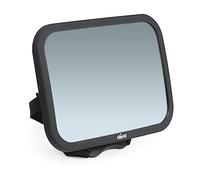 Chicco Espejo Retrovisor para el Asiento Trasero del Coche, Espejo para la Contramarcha del Bebé y Niños Pequeños, Contacto Visual, Ajustable y Universal, Rotación 360º, Color Negro