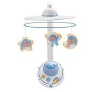 Chicco Estrellitas Mágicas - Móvil y Carrusel de Cuna con proyección de Estrellas y Efecto de Luces y Sonidos, Incluye Mando a Distancia, Color Azul