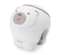 Chicco Proyector Oso Polar 2en1, para Cunas, Moisés y Camas Next2Me, Proyección Mágica Aurora Boreal, 30 Minutos de Música Clásica, Sonidos de Naturaleza, Funciones Personalizables, +0 Meses, Beige