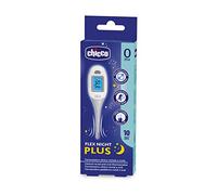 Chicco Flex Night Plus, Termómetro Digital rápido, Pantalla Retroiluminada Oscuridad, Punta Flexible, para Bebés y Niños, Tiempo Medición 10 Segundos