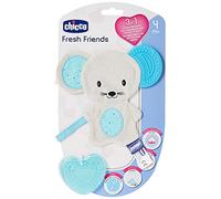 Chicco Fresh Friend - Mordedor y muñeco 3en1, 4 m+, azul