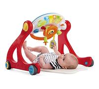 Chicco Gimnasio Bebé Crece y Camina 4 en 1, Mesa de Actividades para Bebés y Andador, Juego Educativo con Actividades, Luces y Sonidos, Panel Electrónico Extraíble - Juguete Bebés 3-36 Meses