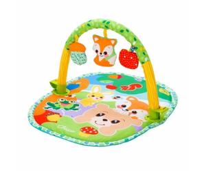 Chicco Gimnasio de Actividades 3 en 1 - Gym Multifuncional para Bebés con Alfombra de Juego, Arco de Juego con 3 Colgantes y Panel para Cama, Compatible con Cuna Next2Me, Juguete Bebés 0+ Meses