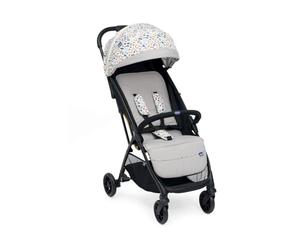 Chicco Glee Cochecito 0+ Meses - 22 Kg, con Plegado Automático y Compacto, Capota Extensible con Tratamientos Resistentes a la Lluvia UV50+, Respaldo Reclinable y Regulable, Reposapiernas