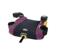 Chicco GoFit Plus - Asiento elevador de coche sin respaldo con pestillo de liberación rápida, asiento elevador de viaje para automóvil, asiento elevador portátil para niños de 40 a 110 libras,