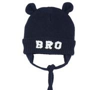 Chicco, Gorro para Recién Nacido para Niño y Niña de Tejido Cálido, Cómodo y Suave con Cordones y Pompones, Ropa Bebé Niño y Niña, Ideas de Regalo para el Nacimiento, Designed in Italy