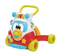 Chicco Happy Hippie Walker Eco 2en1, Juego Niños Pequeños con Centro de Actividades Manual, Colorido Autobús para Niños Pequeños con 4 Ruedas Grandes, Juguete Educativo y Regalo para Bebés 9-24 Meses