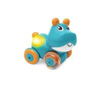Chicco Hippo Sprint & Go Game - Animales electrónicos de Marcha atrás con melodías, Sonidos y Luces, Estimulante para Gatear, Ruedas de Goma, 6-36 m