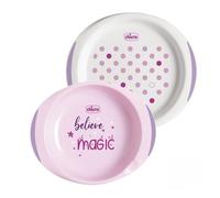 Chicco Baby's Dish Set Rosa 2 piezas