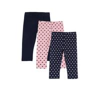 Chicco Juego de leggings estilo Capri de algodón ligero para niñas y niñas (paquete de 3), multicolor, 3 años
