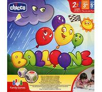 Chicco Juego de mesa Vuela los Globitos - Juego de mesa para Niños Pequeños, a partir de 3 Años, 2 Niveles de Dificultad, Juego de Mesa en Familia