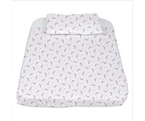 CHICCO Juego de sábana bajera para Next2Me, 3 piezas, 50 x 83 cm, 100% algodón, sábanas con esquinas elásticas, protector de colchas, funda de almohada de 25 x 32 cm desde el nacimiento