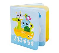 Chicco Juego Libro de Baño para bebés, Plástico Blando, Aprende los Números, los Colores y los Animales, Ligero y Fácil de Abrir, Se Colorea con el Agua, Juguetes para Niños 6-36 Meses