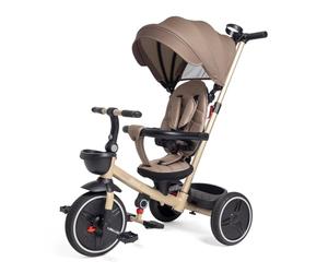 Chicco Juego Triciclo 4en1, Triciclo evolutivo Desde los 6 Meses hasta los 4 años, Capota Desmontable, Ruedas de Goma EVA, Manilla telescópica, fácil de Plegar, Pedales Libres