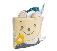 Chicco Libro Sensorial para Bebés, con Muchas Actividades, Juguete para bebé con Dibujos de Colores y en Blanco y Negro, con Gancho para Cochecito, Juguete para Caminar, Diferentes Tejidos, 0 Meses +