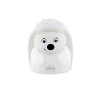 Chicco Luz nocturna Erizo, recargable, portátil, suave, 8 colores, cable USB, desde 0 meses