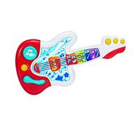 Chicco Mi Primera Guitarra, Guitarra Electrónica para Aprender Instrumentos y Notas Musicales, Juguete Educativo Escalable, 3 Modos de Juego, +90 Sonidos y Melodías, para Niños 9 Meses a 4 Años
