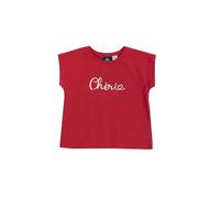 Chicco Maglietta A Maniche Corte, In Cotone Camiseta, Rojo (1), 3 años Niñas