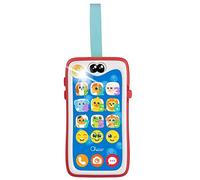 Chicco Mi primer smartphone, juguete educativo para niños, juguete parlante e interactivo, con superficie táctil, efectos luminosos y sonoros, correa para cochecito y asiento de coche, 6 meses - 3 años