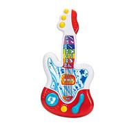Chicco Mi Primera Guitarra Electrónica, Guitarra de Juguete Interactiva, Enseña a Tocar, Notas Musicales, Juguete Educativo con 3 Modos, +90 Sonidos y Melodías, para Bebés 9 Meses a 4 Años