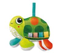 Chicco Mi Primera Tortuguita, Sonajero de Tela con Etiquetas, Juguete para Bebés con Diferentes Texturas, Sonido Sonajero en Interior, Juguete Bebés 3 Meses, Tortuga Multicolor