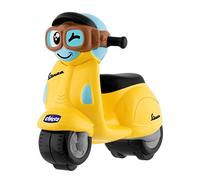 Chicco - Mini Moto Vespa Turbo Touch, Juguete Bebés y Niños de 2 a 6 Años, Vehículo De Ruedas con Carga por Retroceso, Motos de Juguete Coleccionable, Color Amarillo