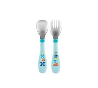 Chicco Mix & Match Cubertería De Metal 18m+ Azul