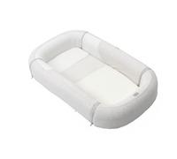 Chicco Mommy Pod 3 en 1, reductor para cuna de bebé, 81 cm x 49 cm, nido para bebés, 0-3 meses para dormir, 0-8 meses para el tiempo del pancino, Funda de algodón orgánico, lavable a máquina, Beige