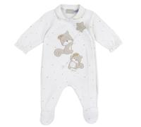 Chicco Mono Con Abertura Frontal, Bebé-Niñas, Blanco (3), 1 meses